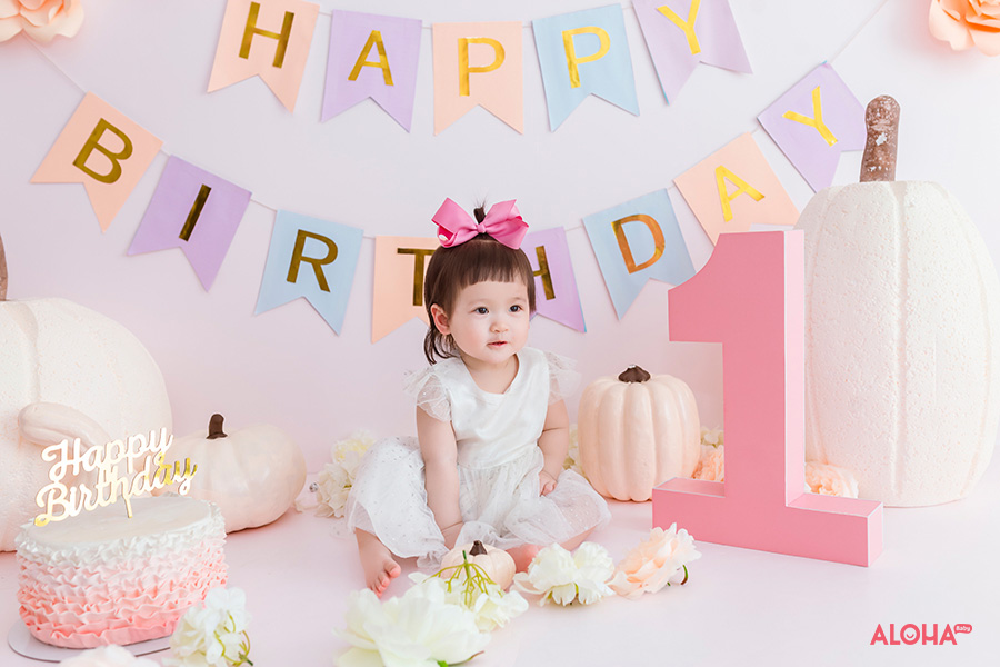 album ảnh bé sinh nhật 1 tuổi